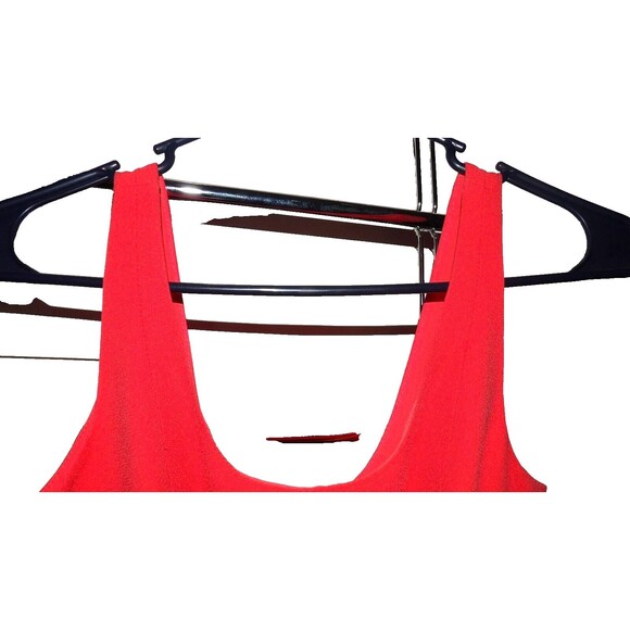 Banana Republic V Neck Jumpsuit Petite 00P Coral Pockets Tank Wide Leg Tank Top - Picture 4 of 13